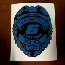 I Got Your 6 Blue and Black Sticker