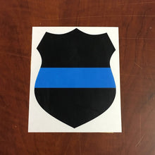 Thin Blue Line Shield Sticker