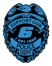 I Got Your 6 Blue and Black Sticker